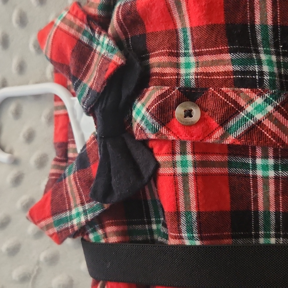 Cat and Jack 6-9 month Flannel Outfit - Picture 3 of 5